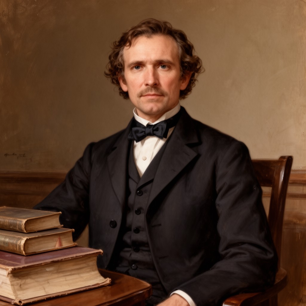 AI-generated illustration of Josiah Whitney