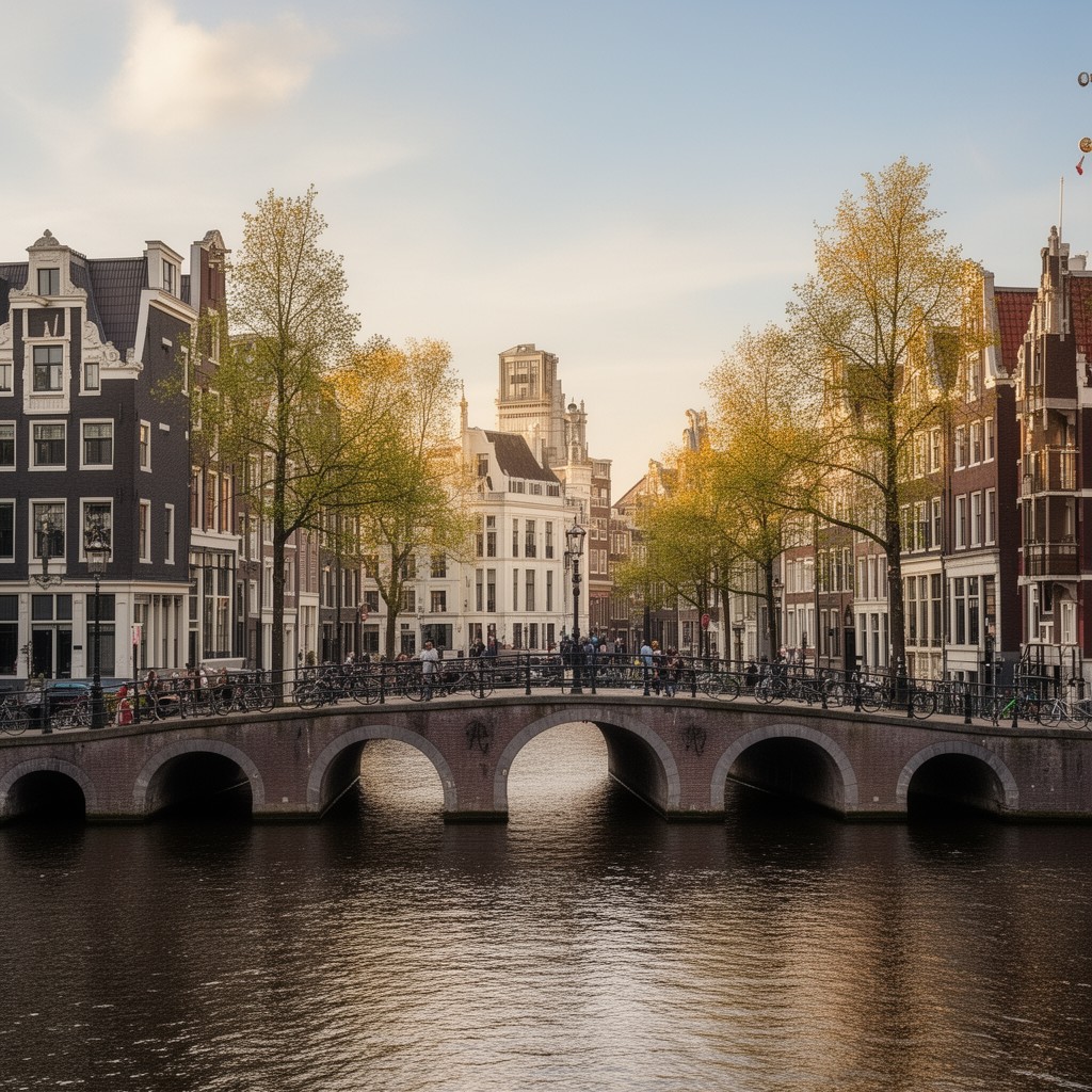 AI-generated illustration of Reguliersgracht