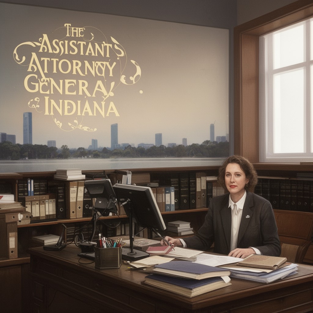 AI-generated illustration of Assistant Attorney General of Indiana