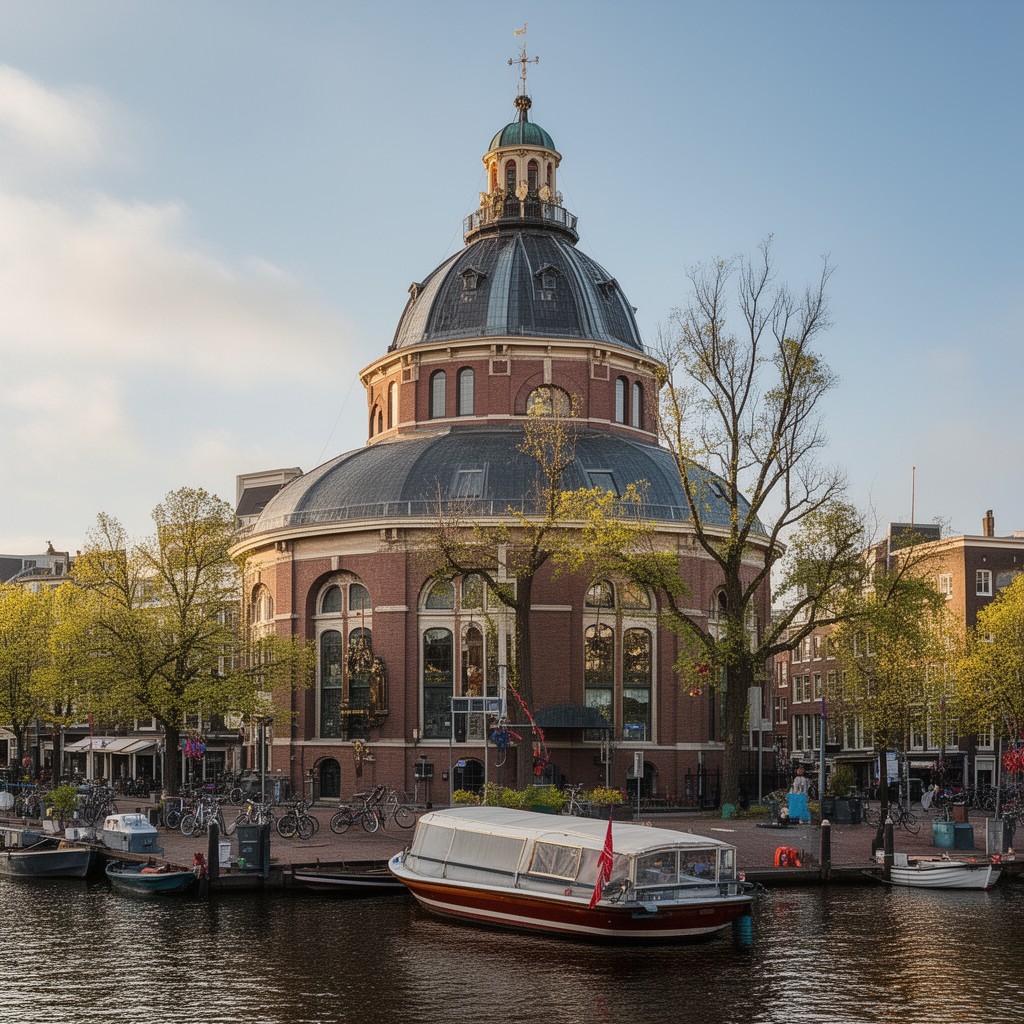 AI-generated illustration of Ronde Lutherse Kerk