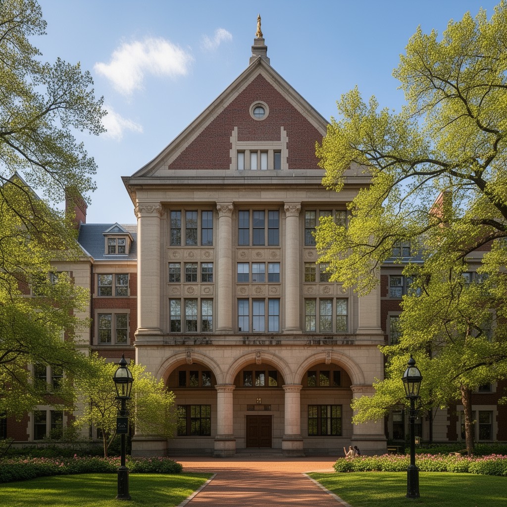AI-generated illustration of Lawrance Hall