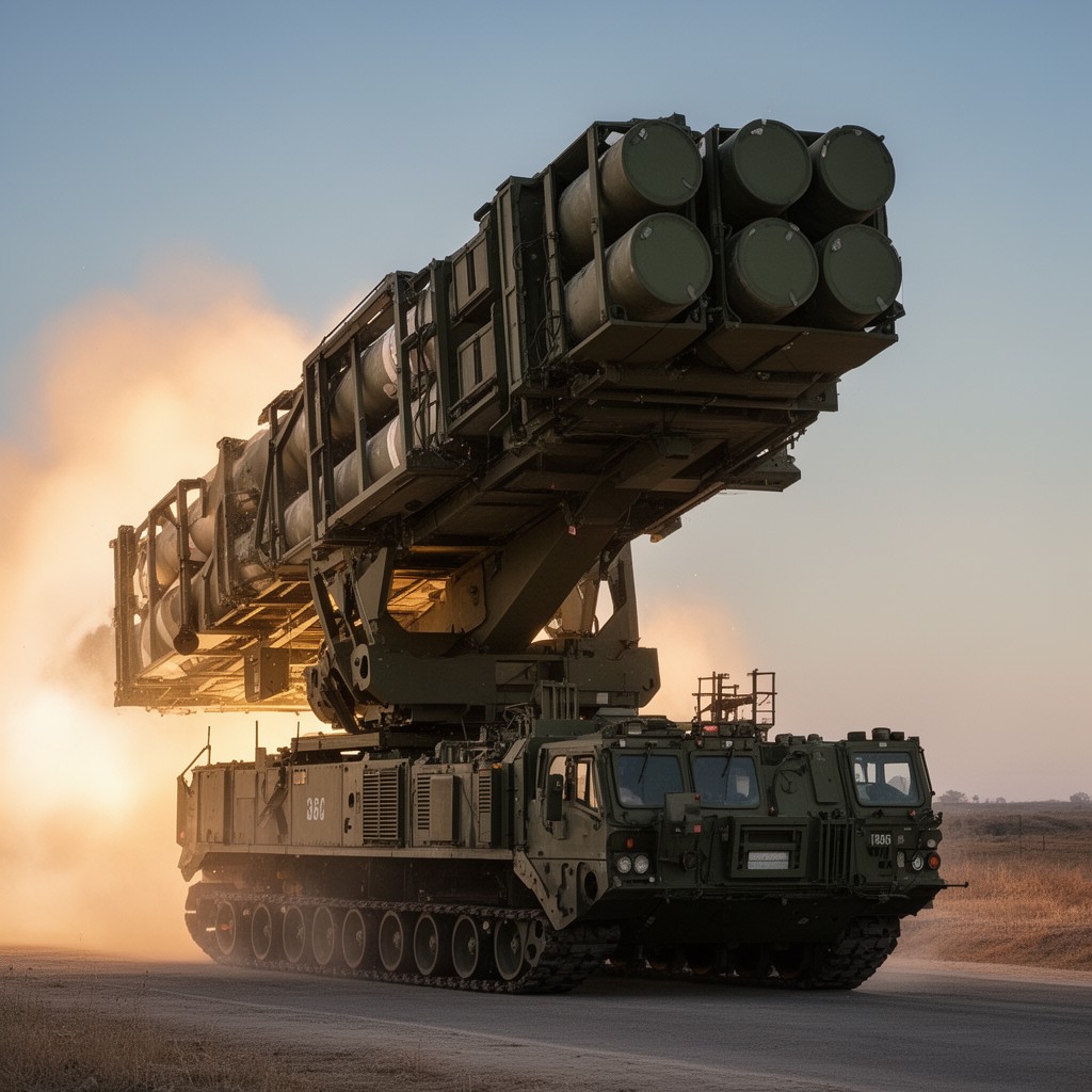 AI-generated illustration of PAC-3 MSE (Missile Segment Enhancement)