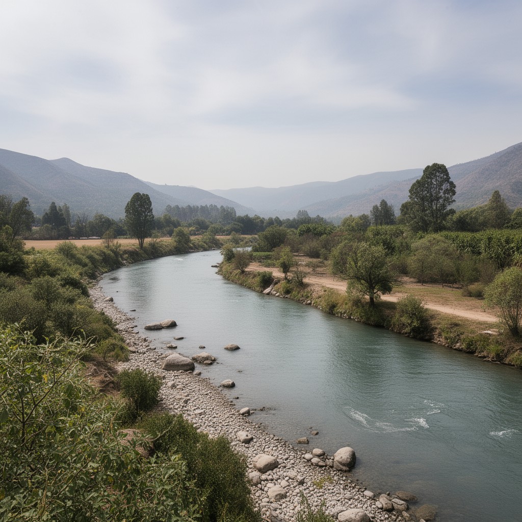AI-generated illustration of Maule River