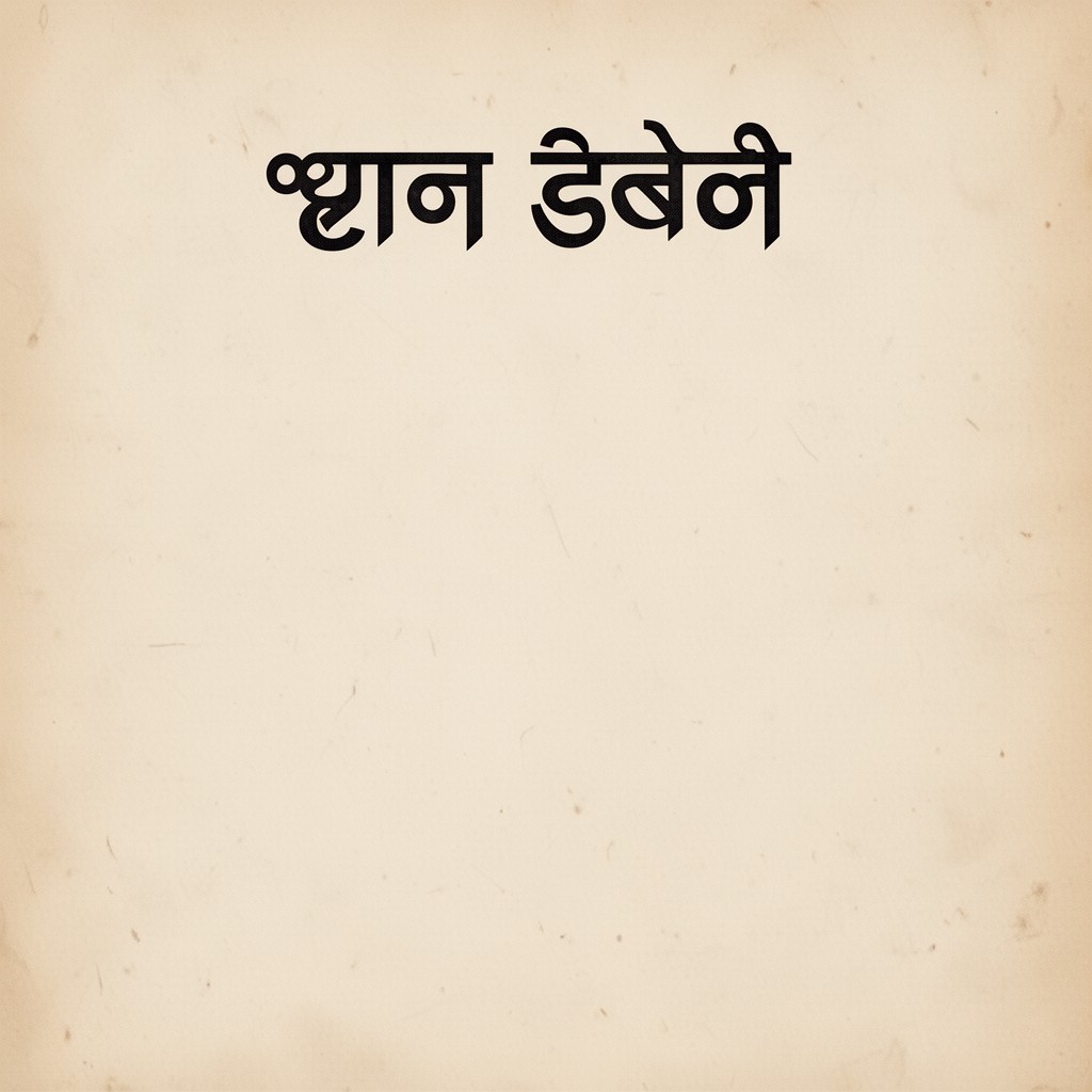 AI-generated illustration of Gujarati script