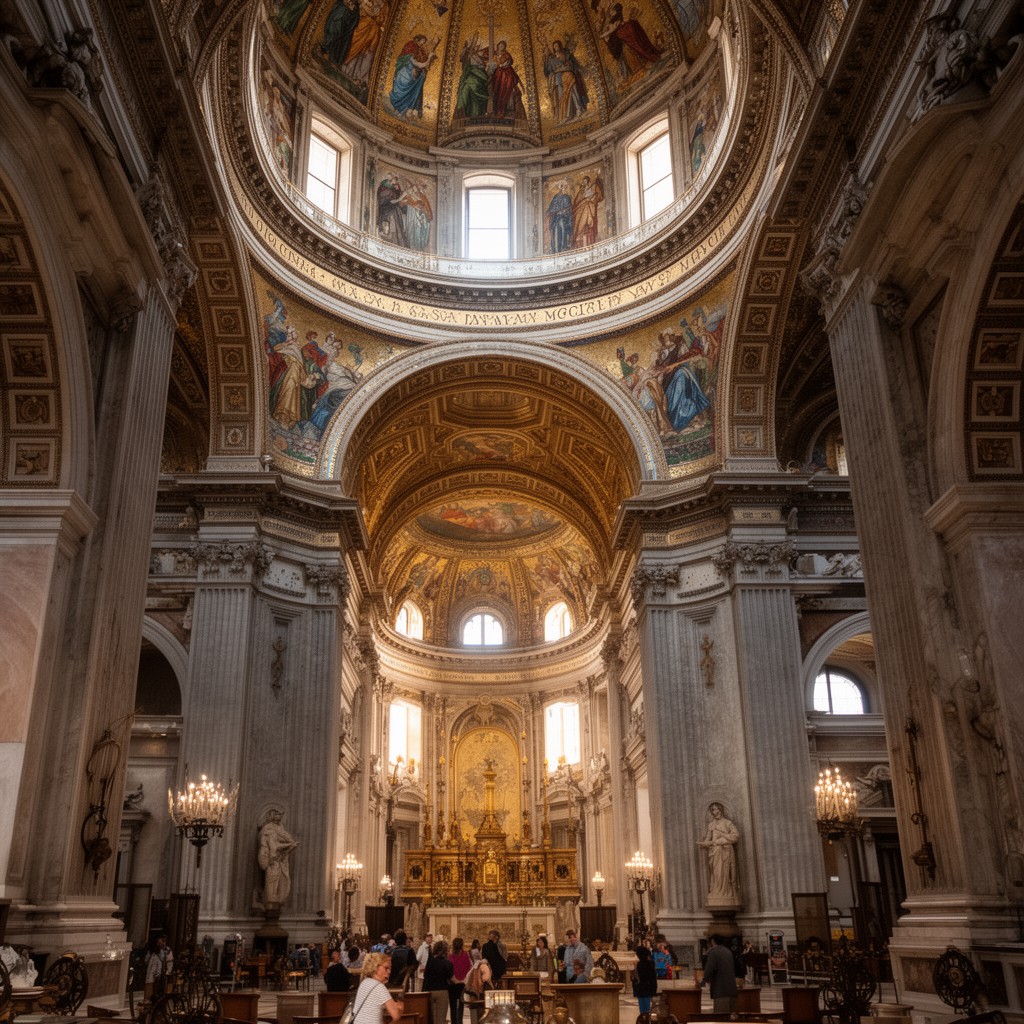AI-generated illustration of Basilica of Saint Mary Major