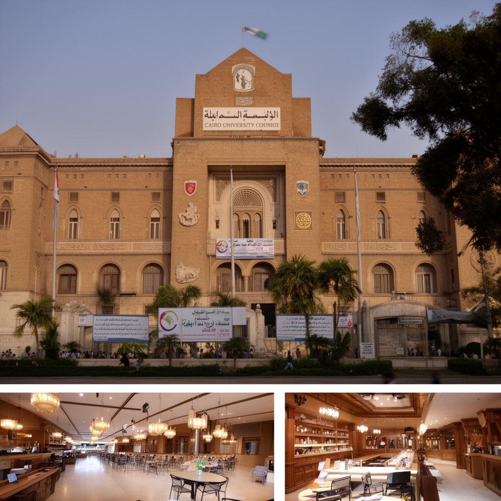 AI-generated illustration of Cairo University Council