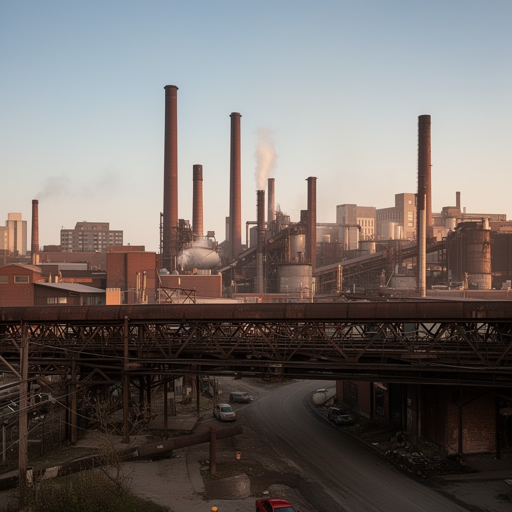 AI-generated illustration of Youngstown