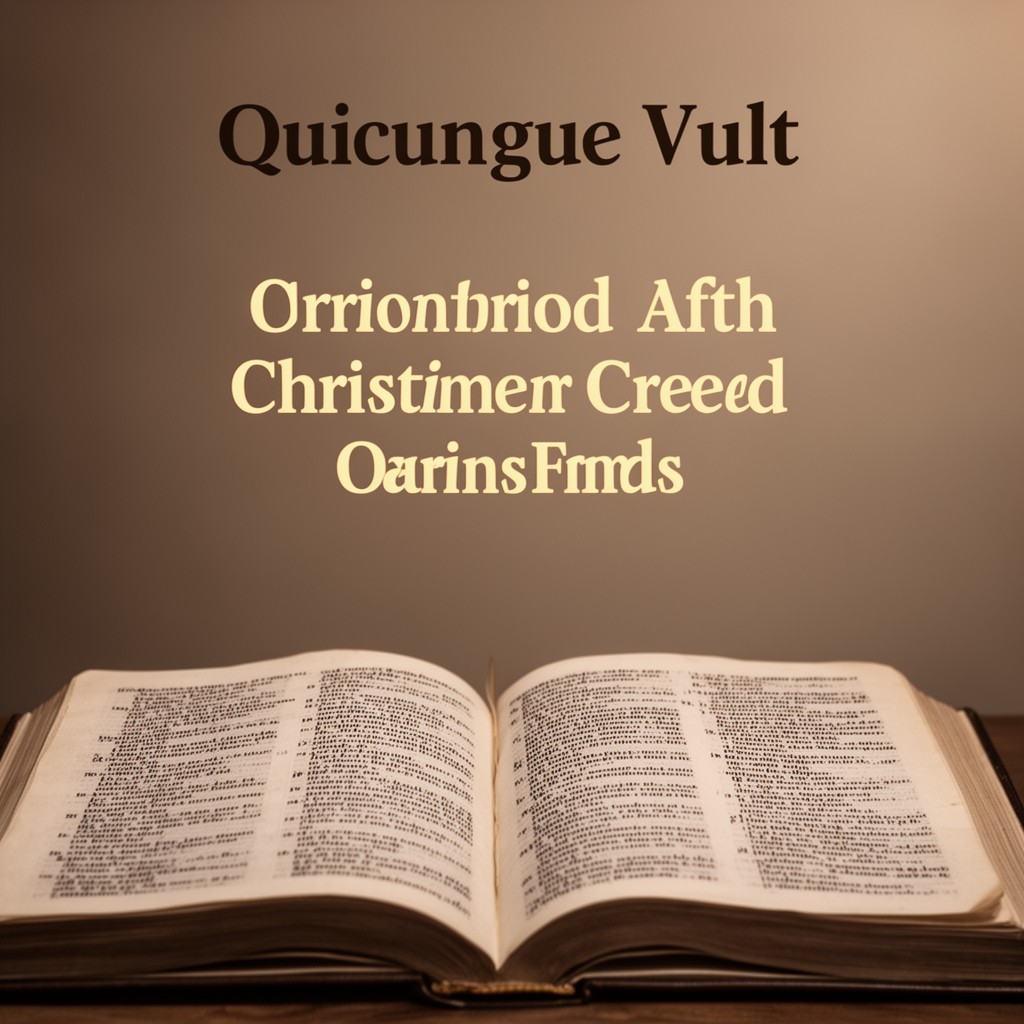 AI-generated illustration of Quicunque vult