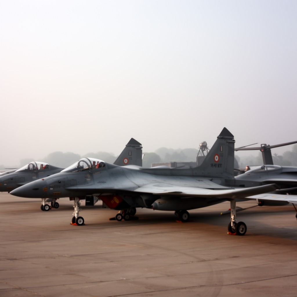 AI-generated illustration of Indian Air Force