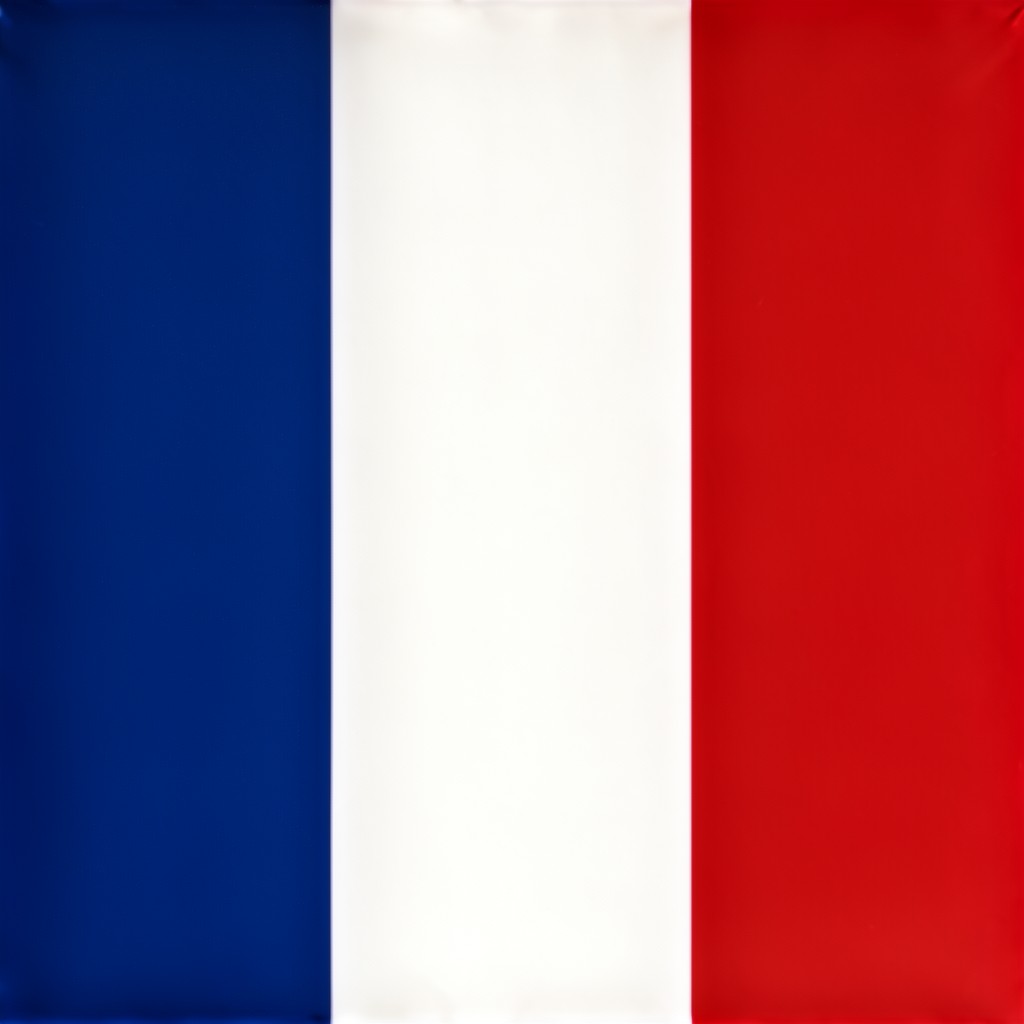 AI-generated illustration of French tricolour