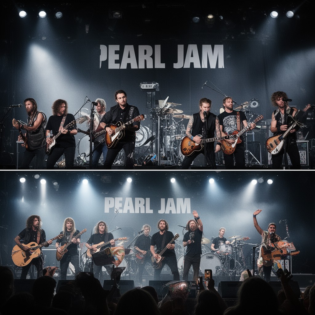 AI-generated illustration of Pearl Jam