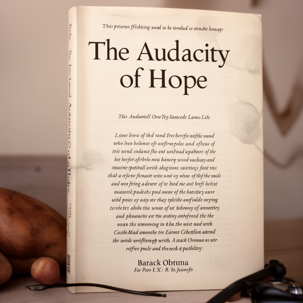 AI-generated illustration of The Audacity of Hope