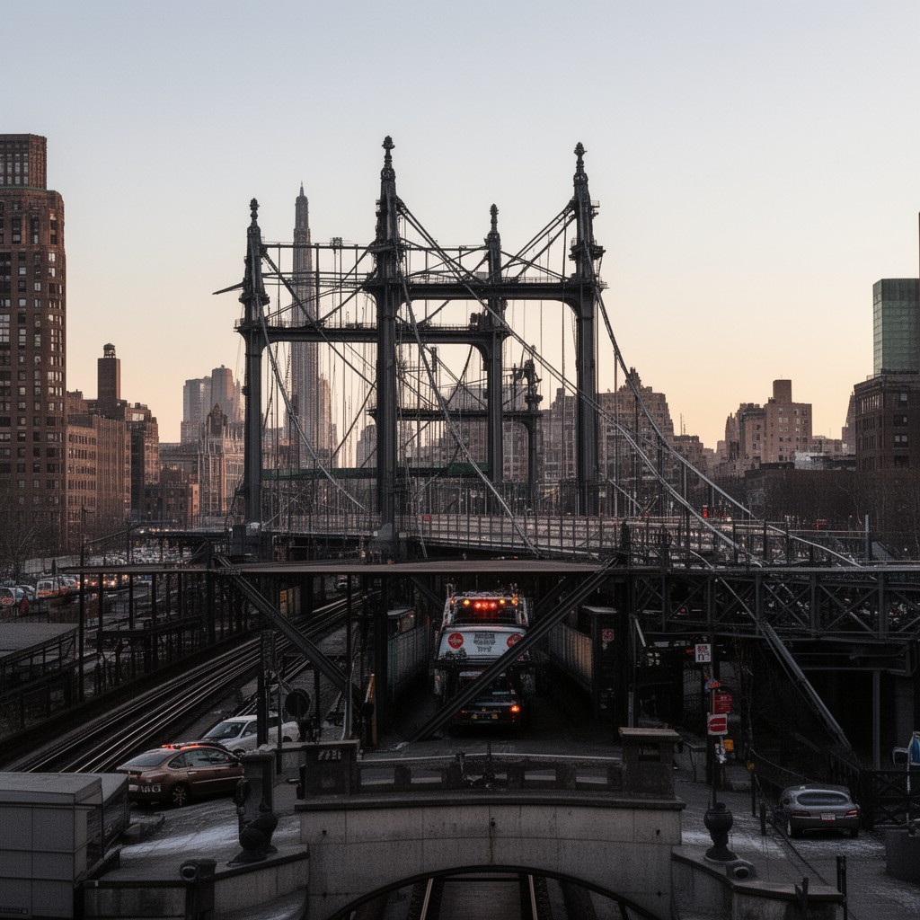 AI-generated illustration of Park Avenue Bridge