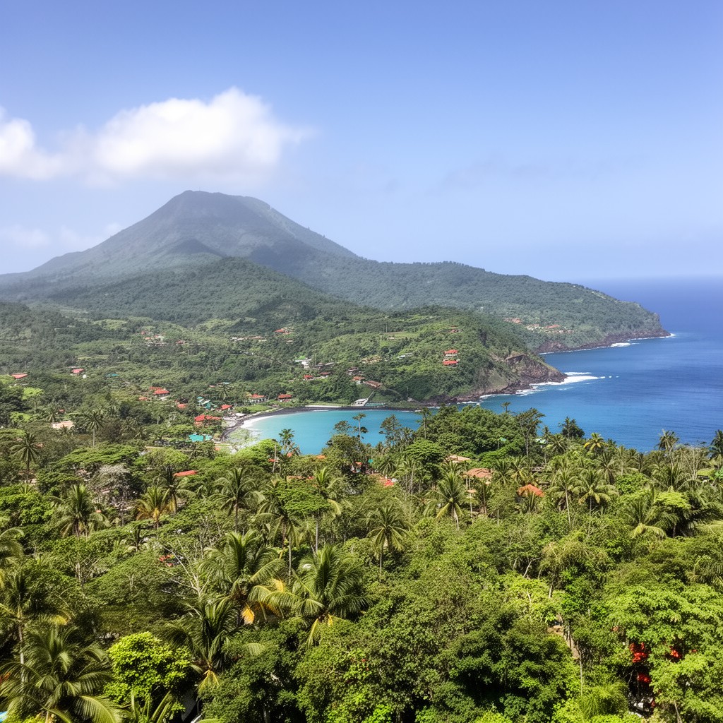 AI-generated illustration of Martinique