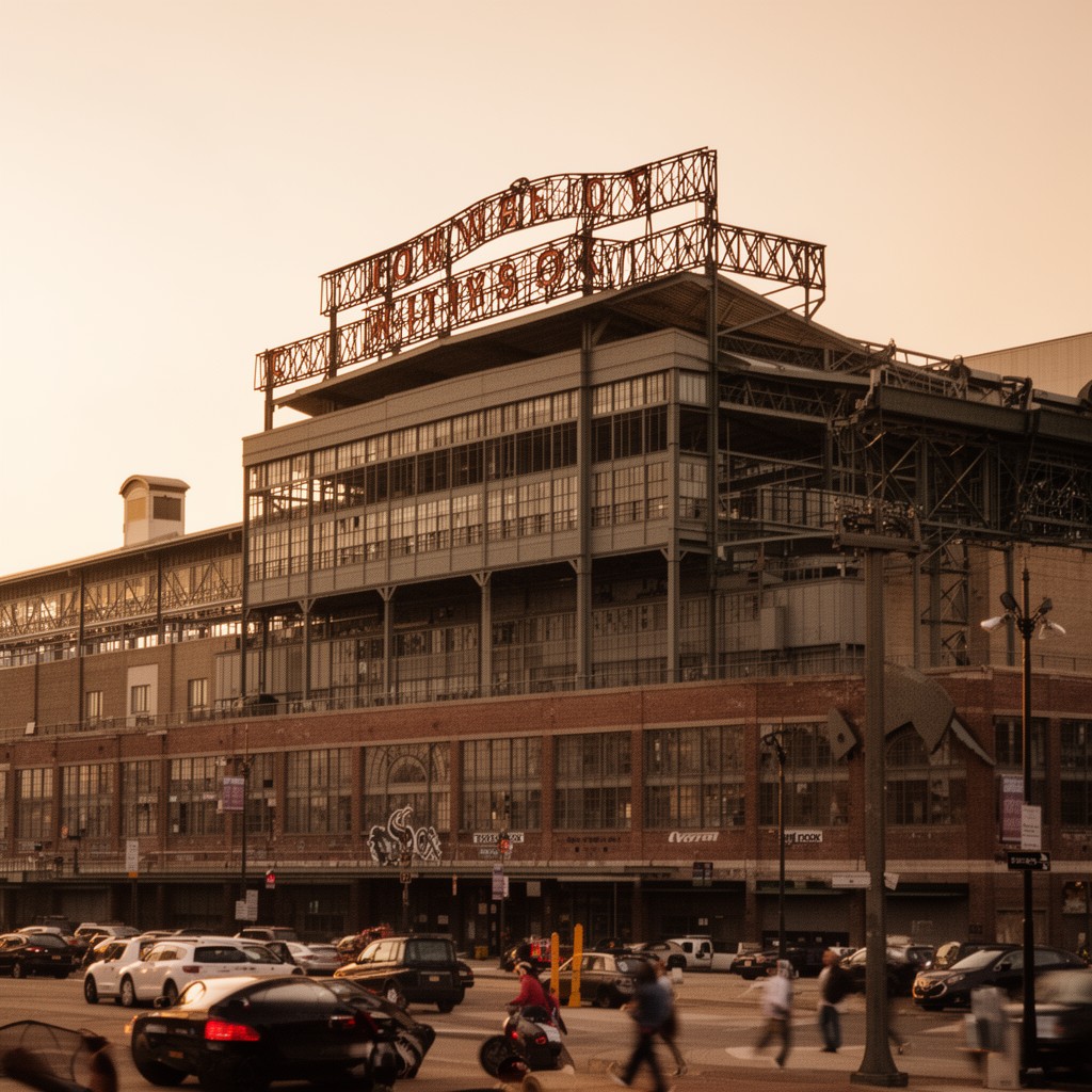 AI-generated illustration of Old Comiskey Park