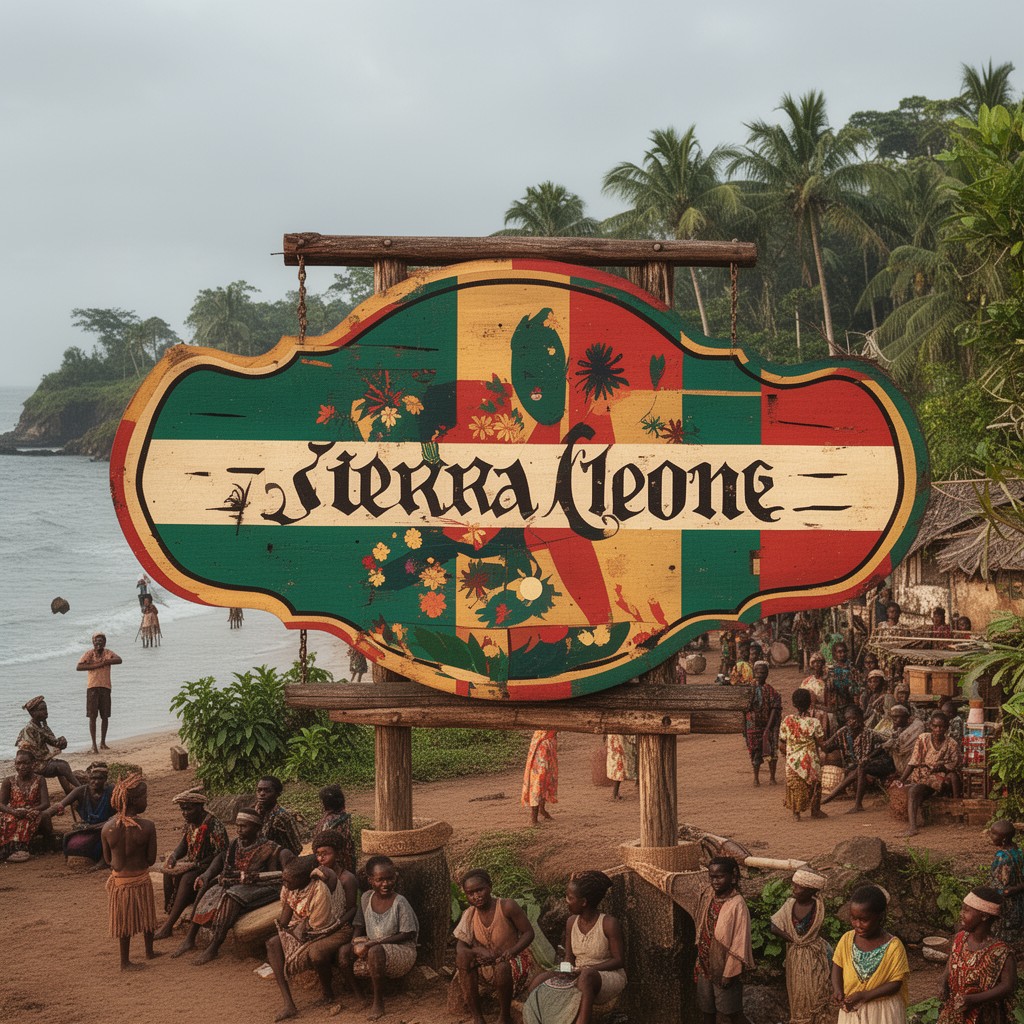 AI-generated illustration of Sierra Leone