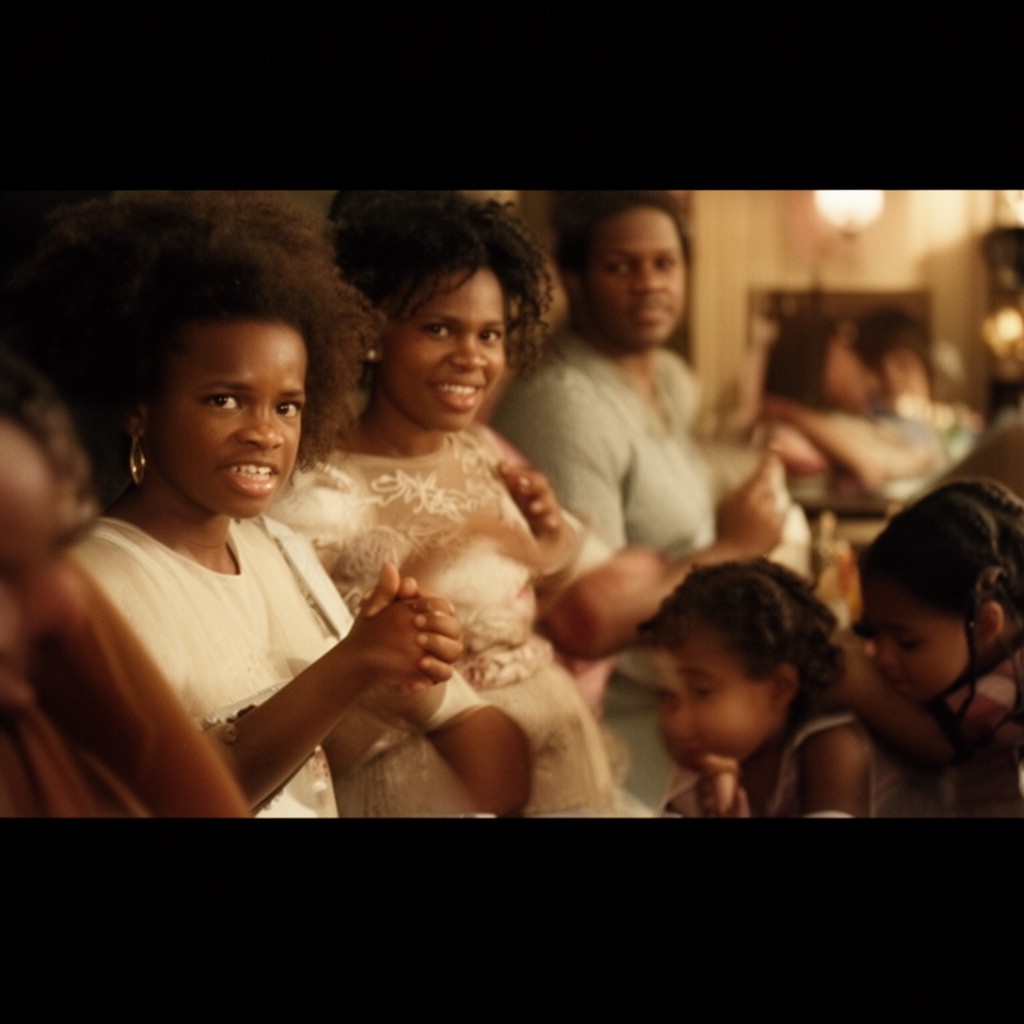 AI-generated illustration of film "Precious"