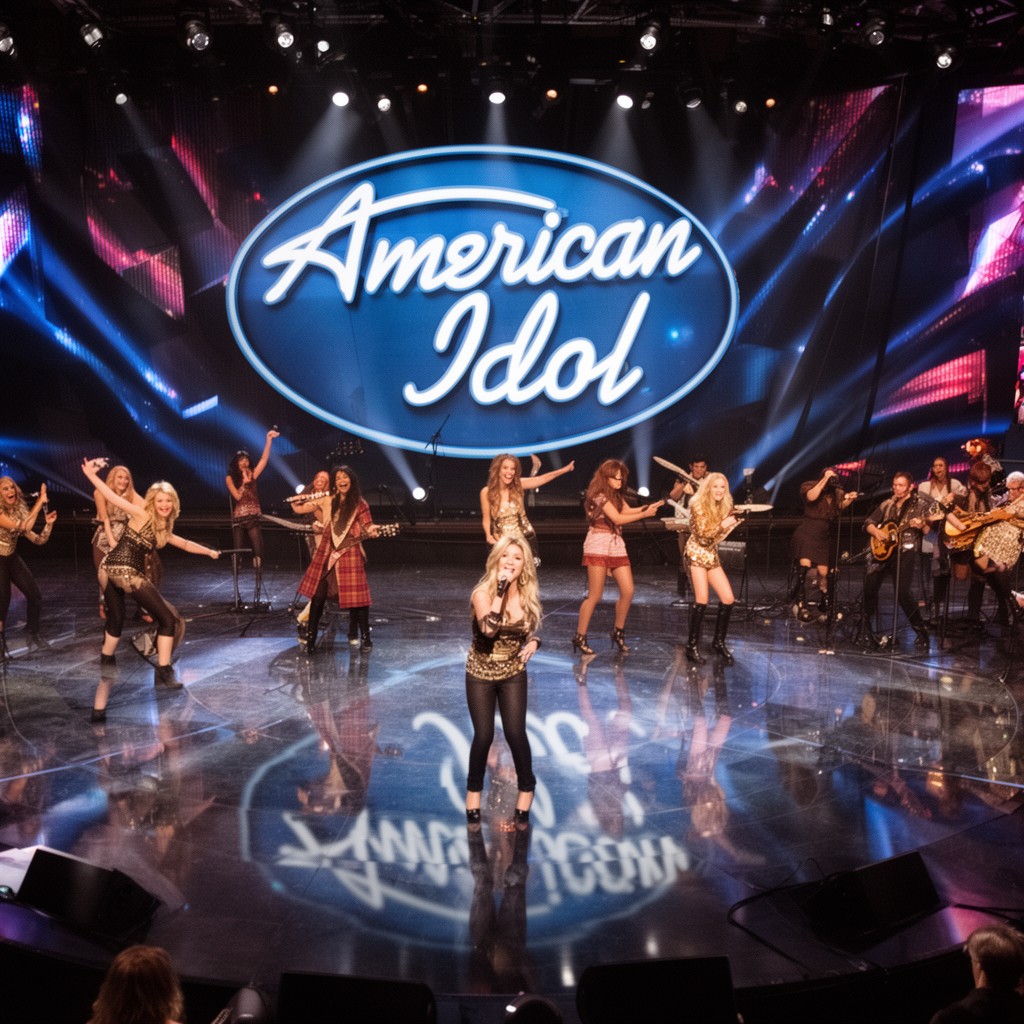 AI-generated illustration of American Idol (season 3)