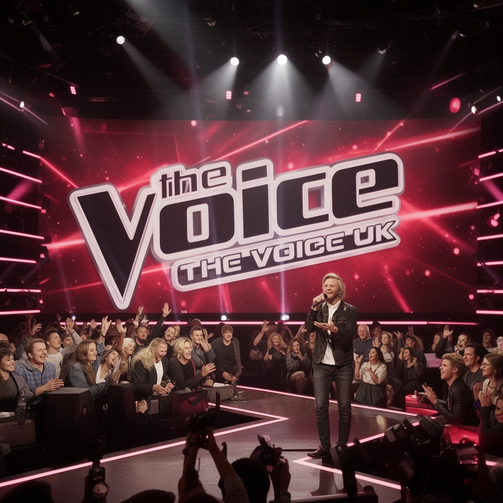 AI-generated illustration of The Voice UK