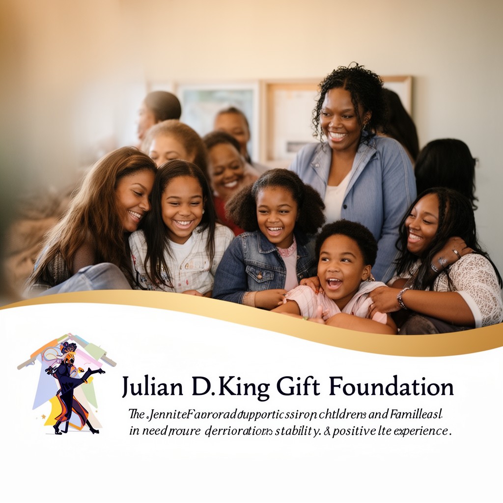 AI-generated illustration of Julian D. King Gift Foundation