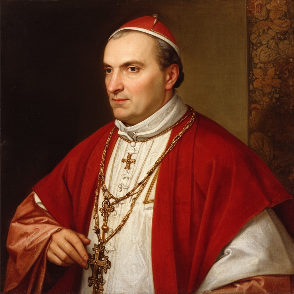 AI-generated illustration of Pope Alexander VI