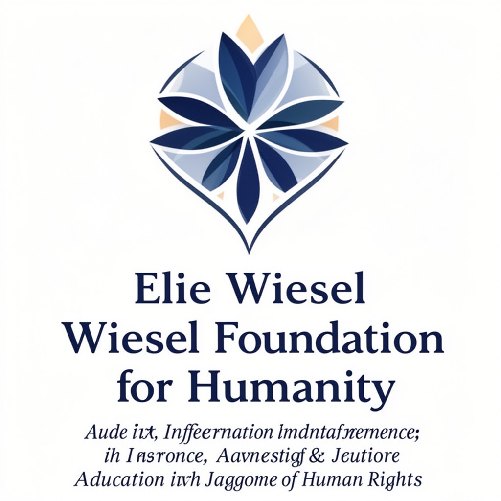 AI-generated illustration of Elie Wiesel Foundation for Humanity