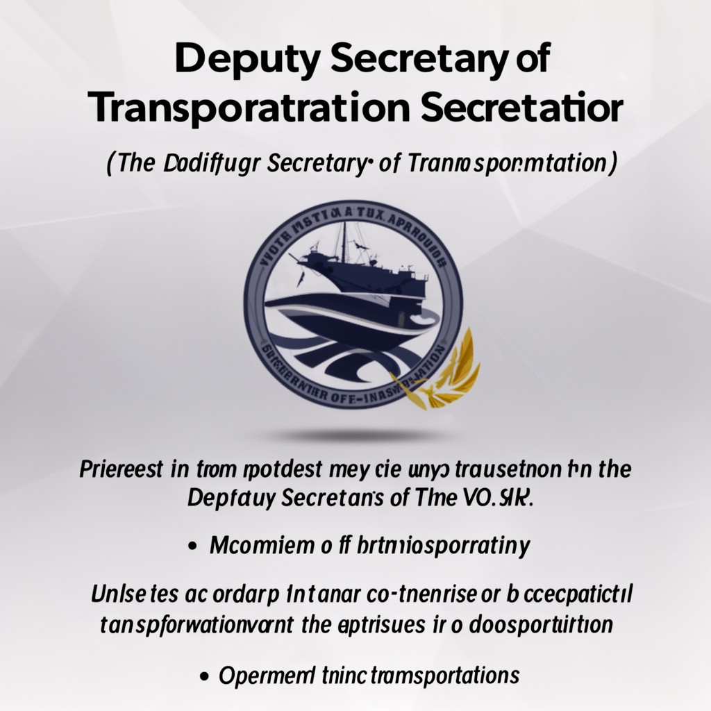 AI-generated illustration of Deputy Secretary of Transportation