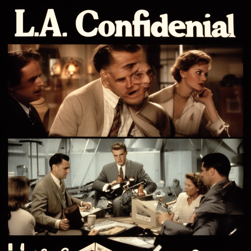 AI-generated illustration of L.A. Confidential