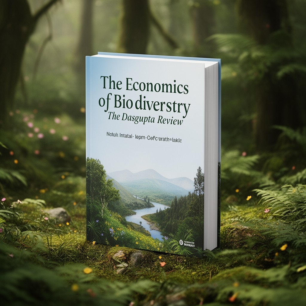 AI-generated illustration of The Economics of Biodiversity: The Dasgupta Review