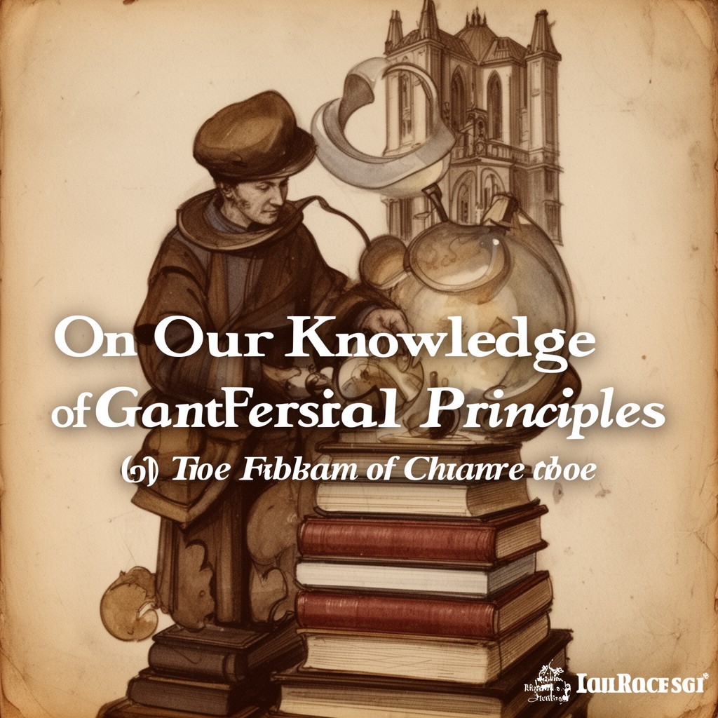 AI-generated illustration of chapter "On Our Knowledge of General Principles"