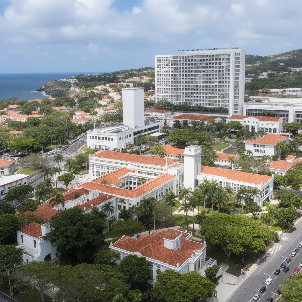 AI-generated illustration of University of Puerto Rico system