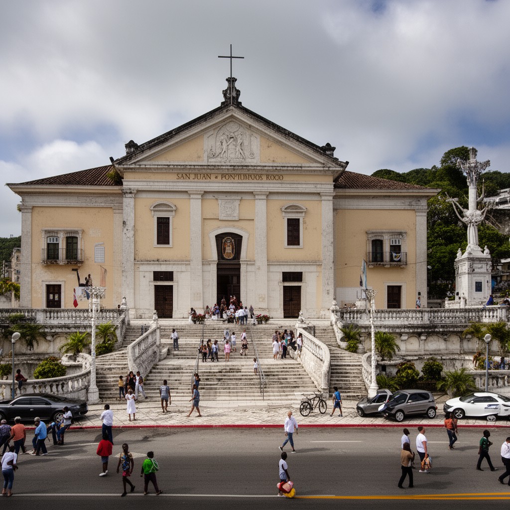 AI-generated illustration of Roman Catholic Archdiocese of San Juan de Puerto Rico