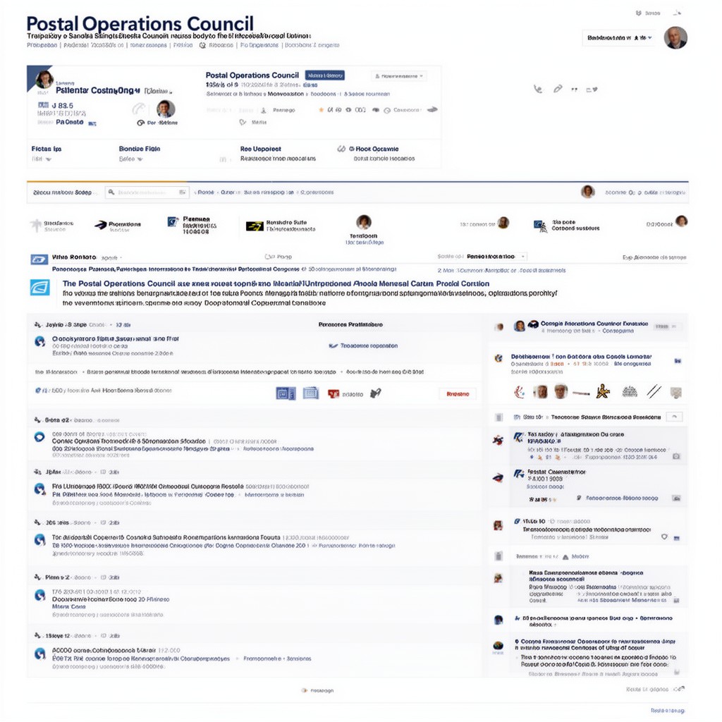 AI-generated illustration of Postal Operations Council