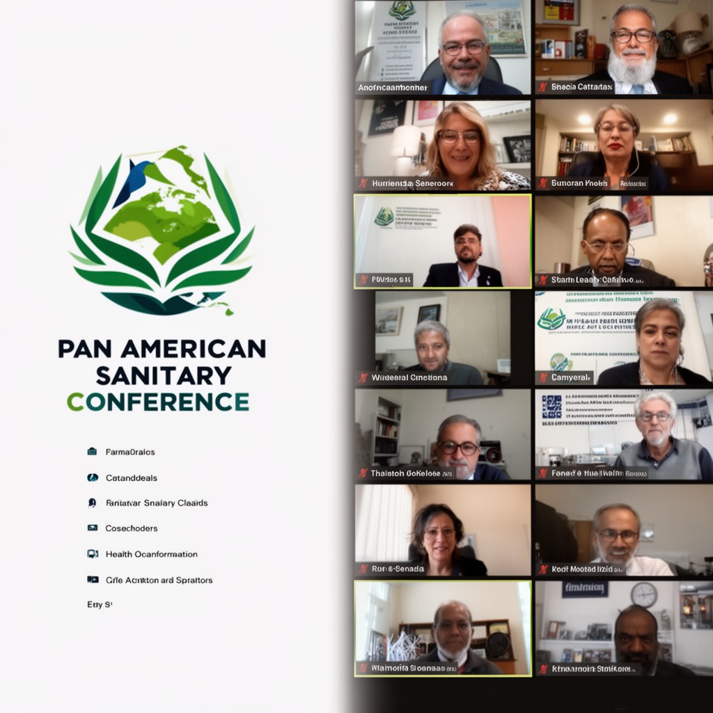 AI-generated illustration of Pan American Sanitary Conference
