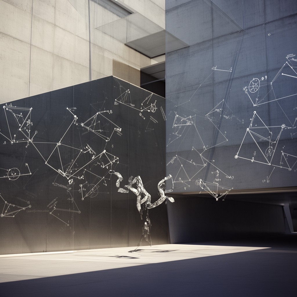 AI-generated illustration of Faculty of Mathematics and Natural Sciences
