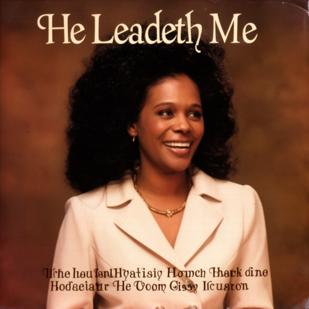 AI-generated illustration of album "He Leadeth Me"