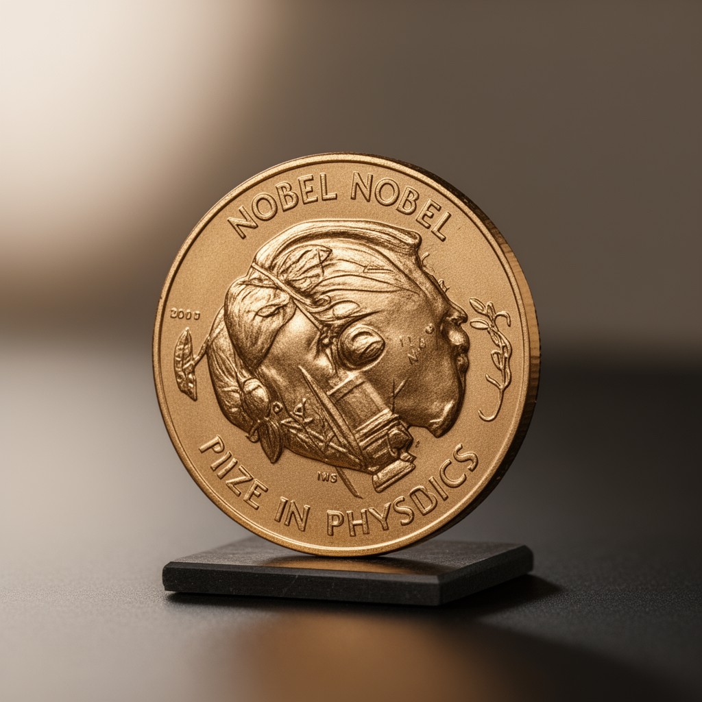 AI-generated illustration of Nobel Prize in Physics