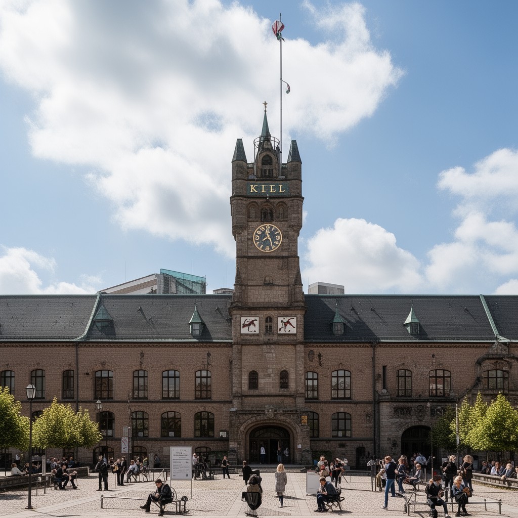 AI-generated illustration of University of Kiel