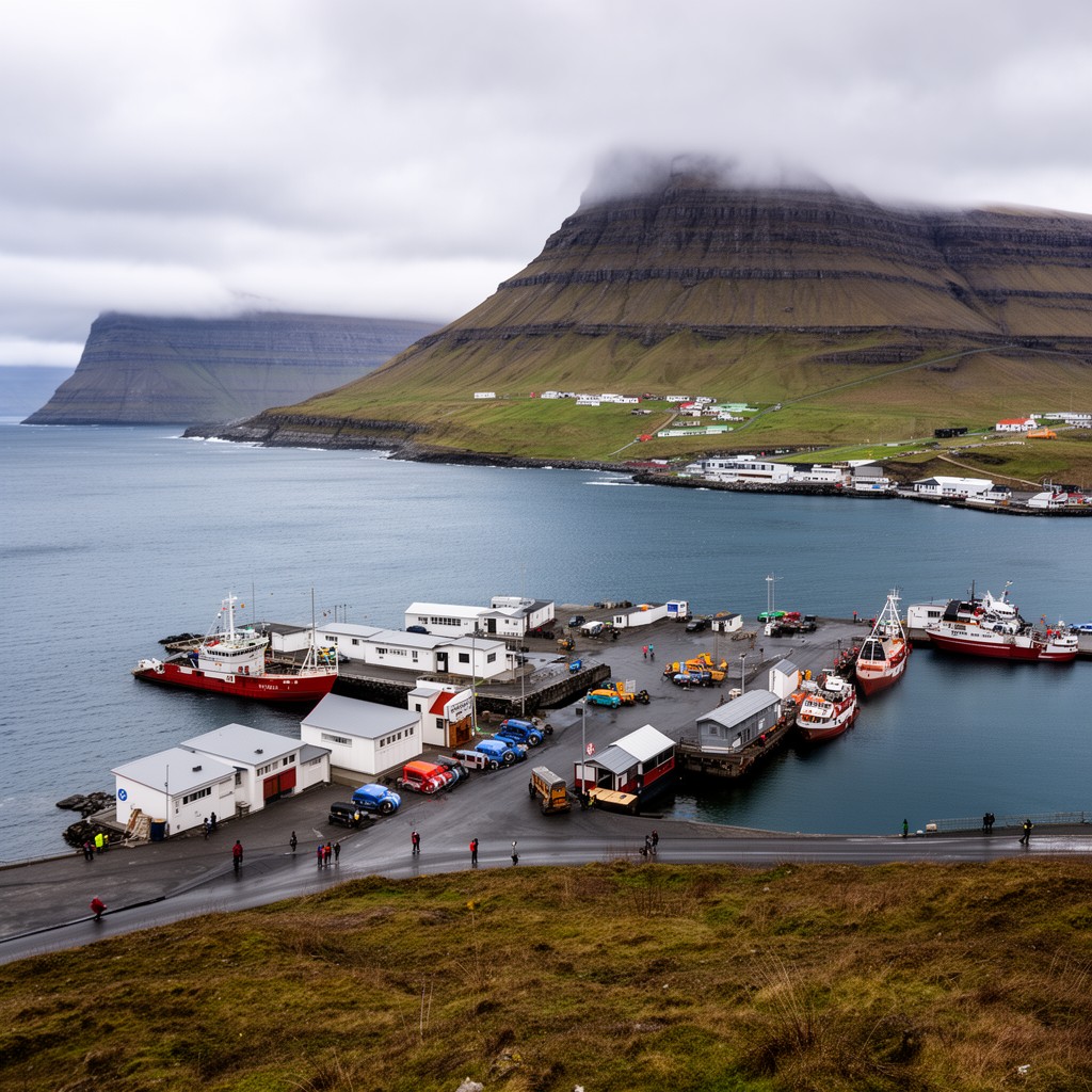 AI-generated illustration of Faroe Islands