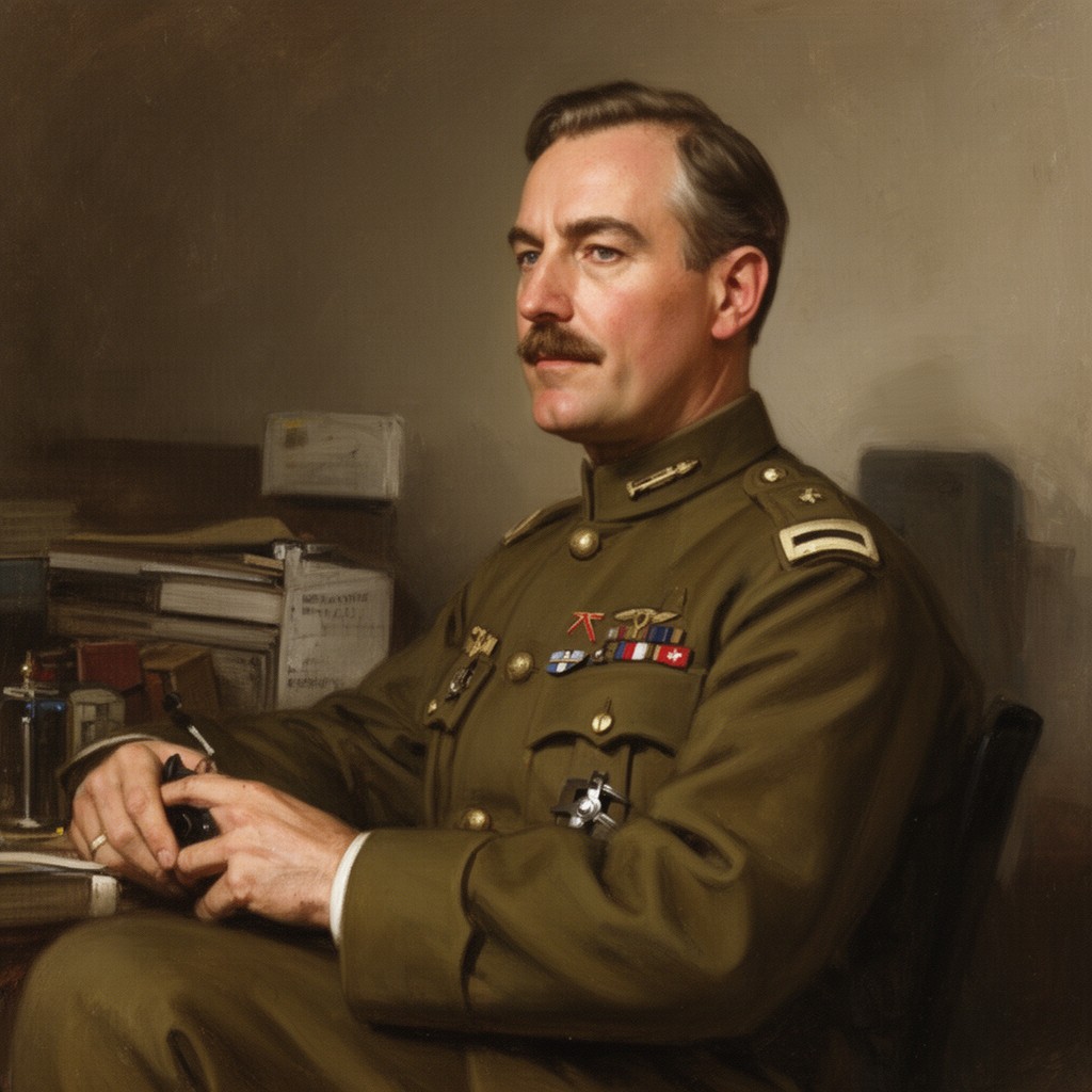 AI-generated illustration of Douglas Haig
