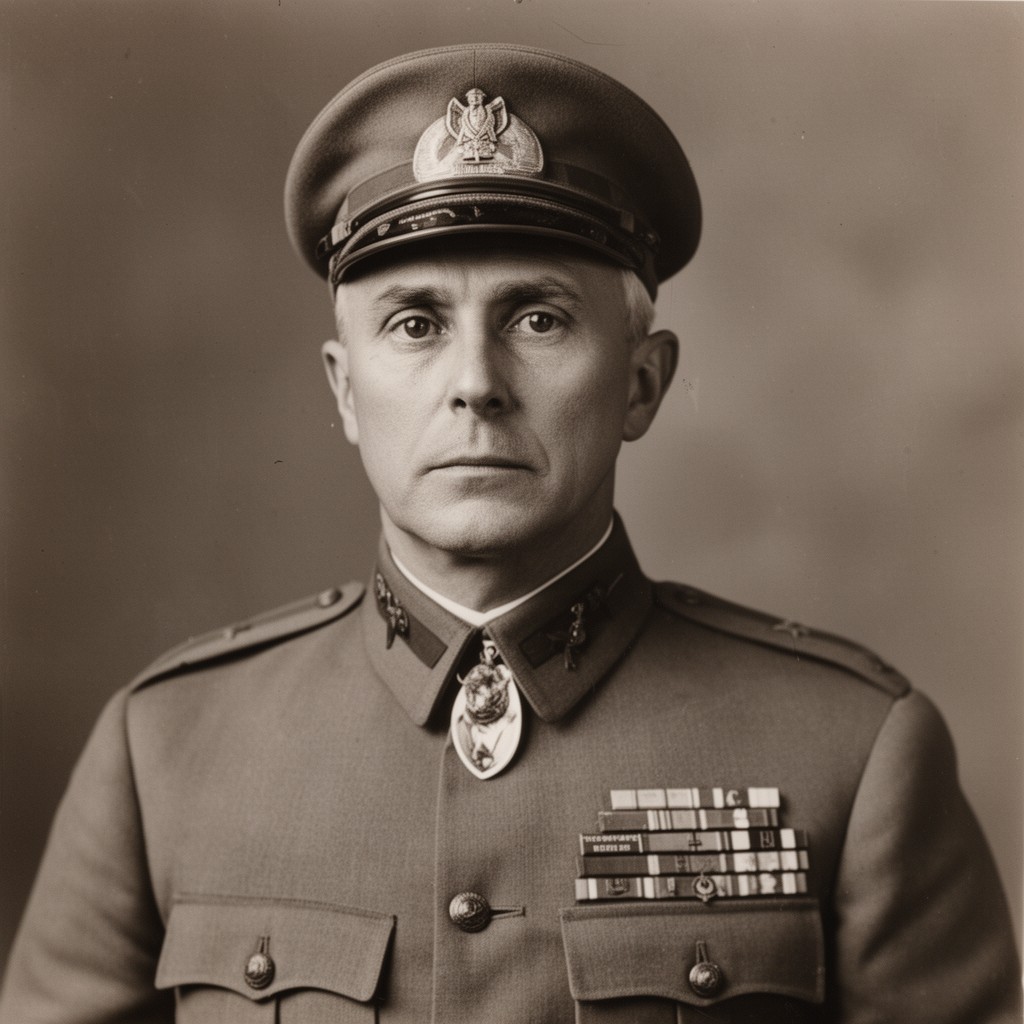AI-generated illustration of John J. Pershing