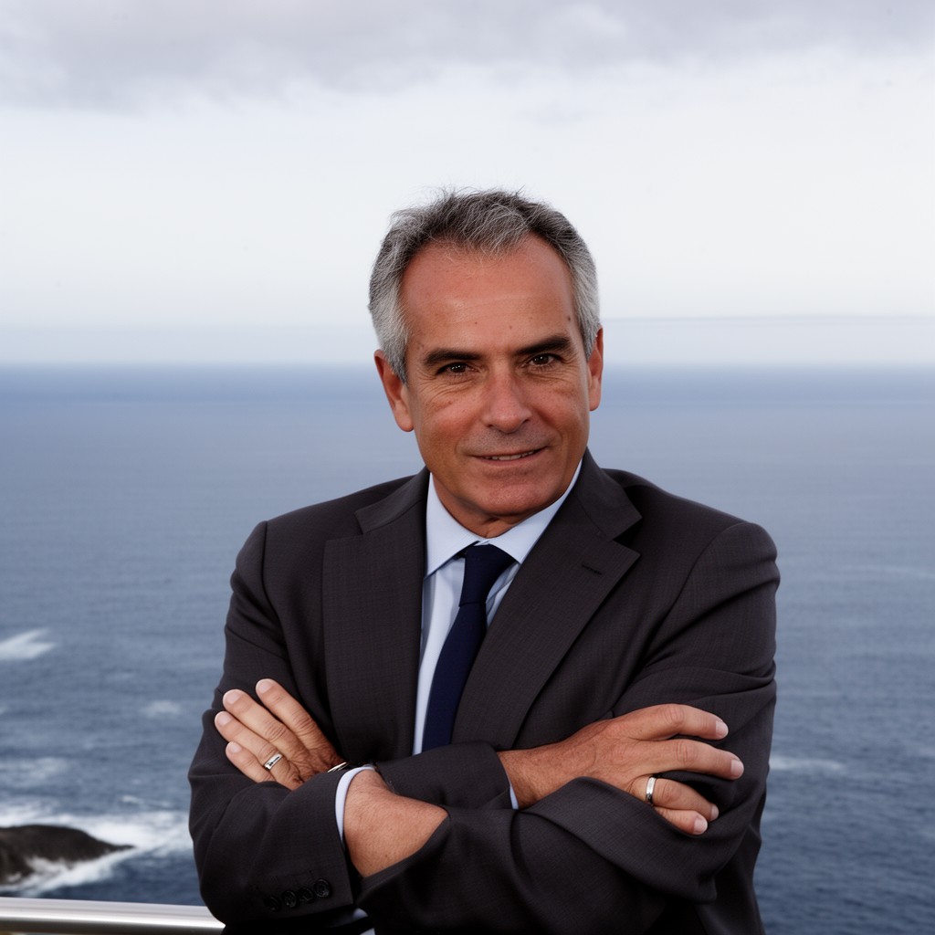AI-generated illustration of Carlos César