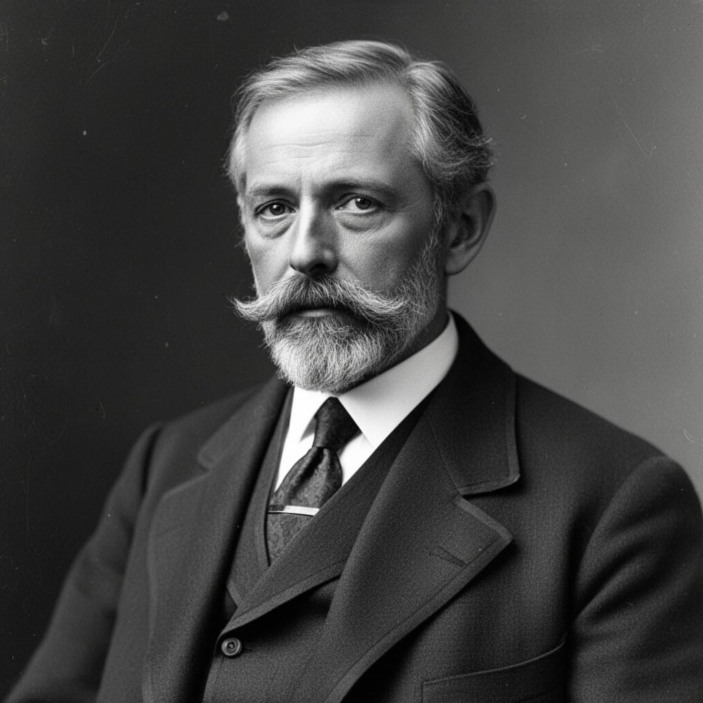 AI-generated illustration of Hermann Minkowski