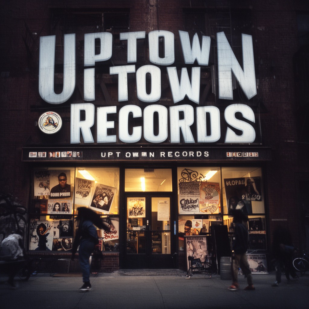 AI-generated illustration of Uptown Records