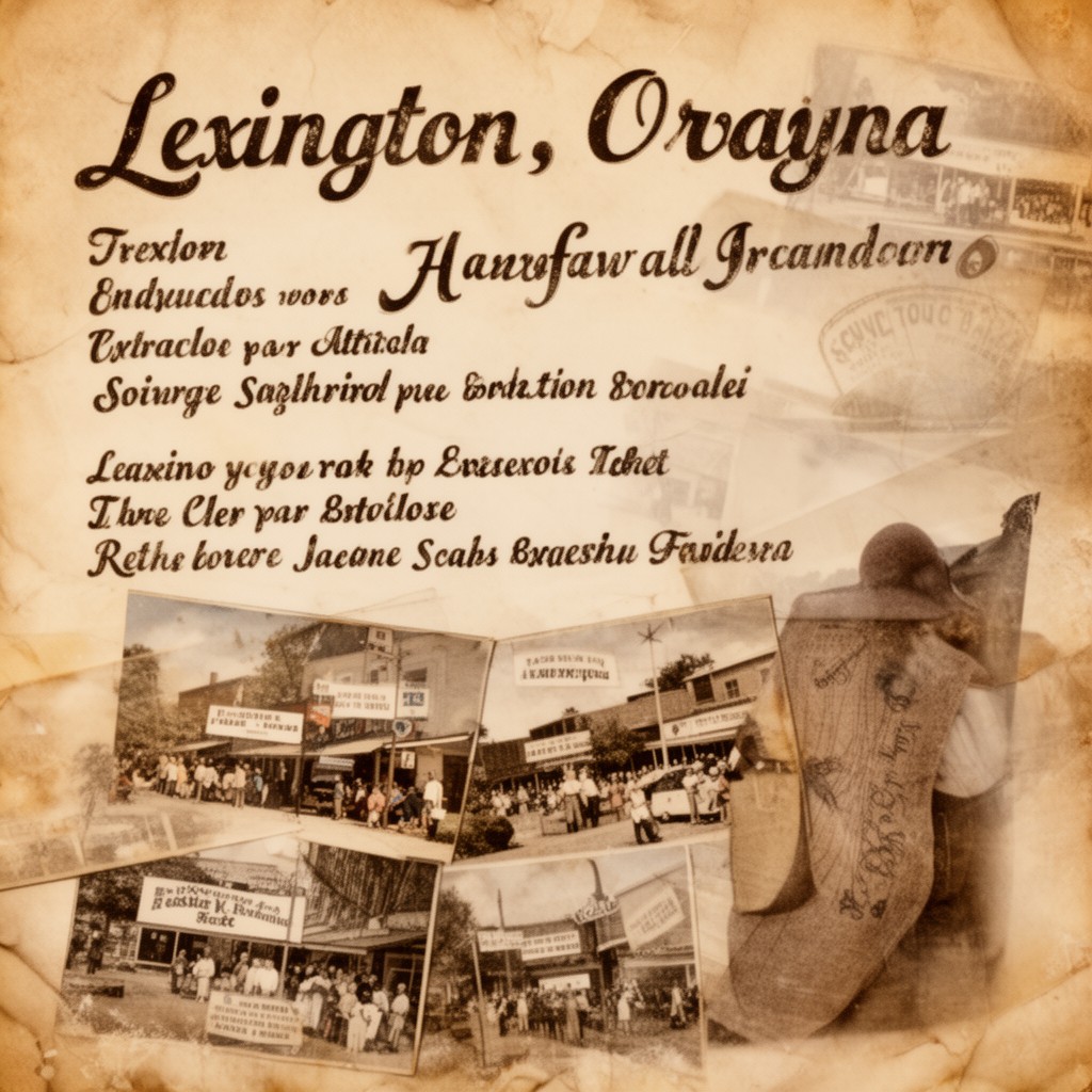 AI-generated illustration of Lexington, North Carolina