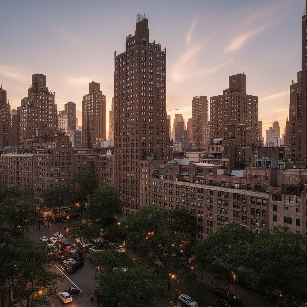 AI-generated illustration of Tudor City