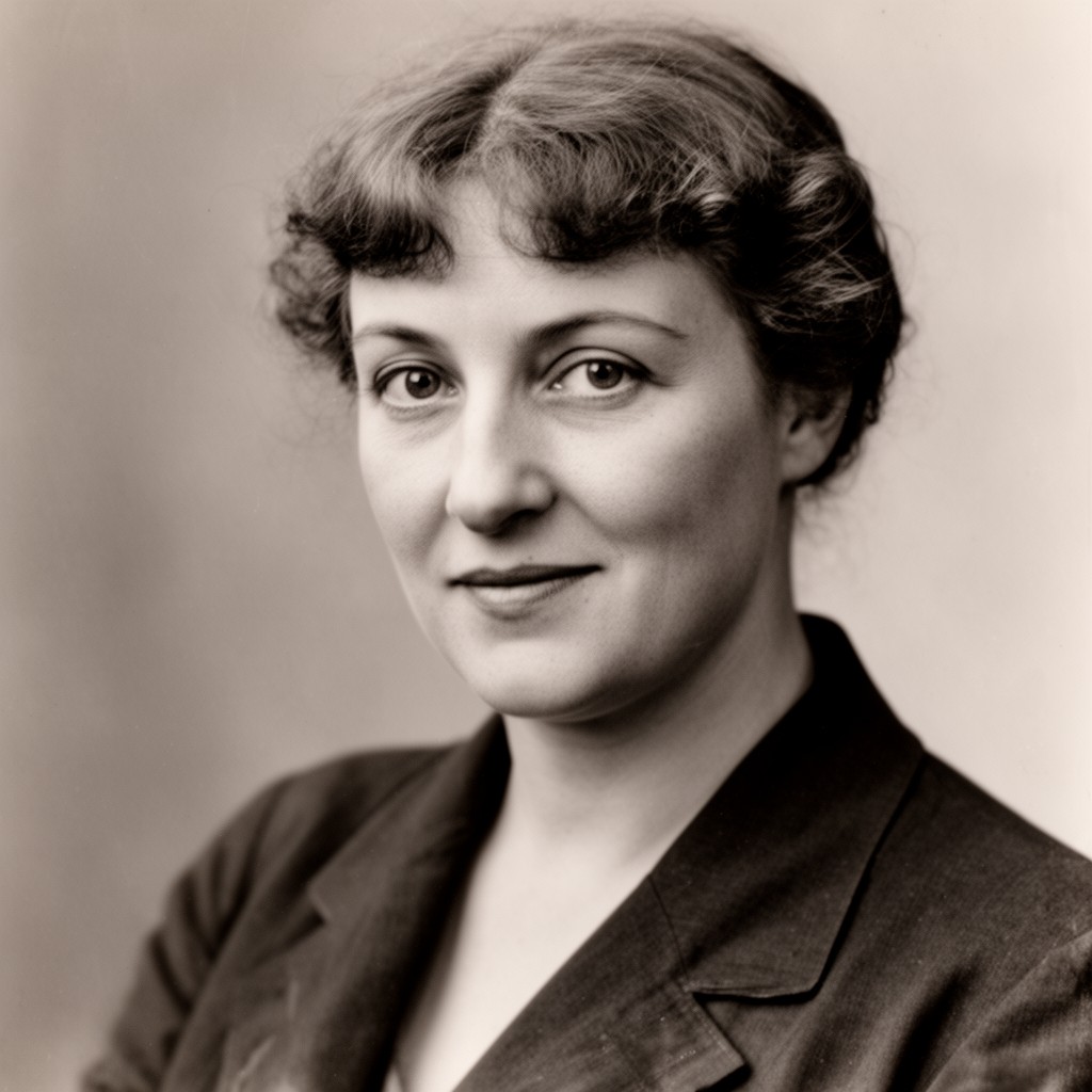 AI-generated illustration of Sigrid Undset