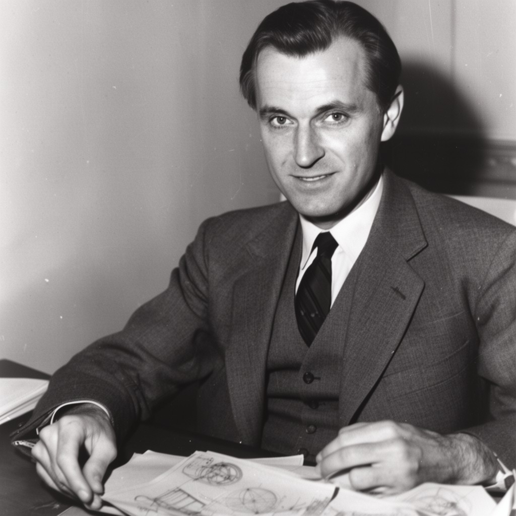 AI-generated illustration of Trygve Haavelmo