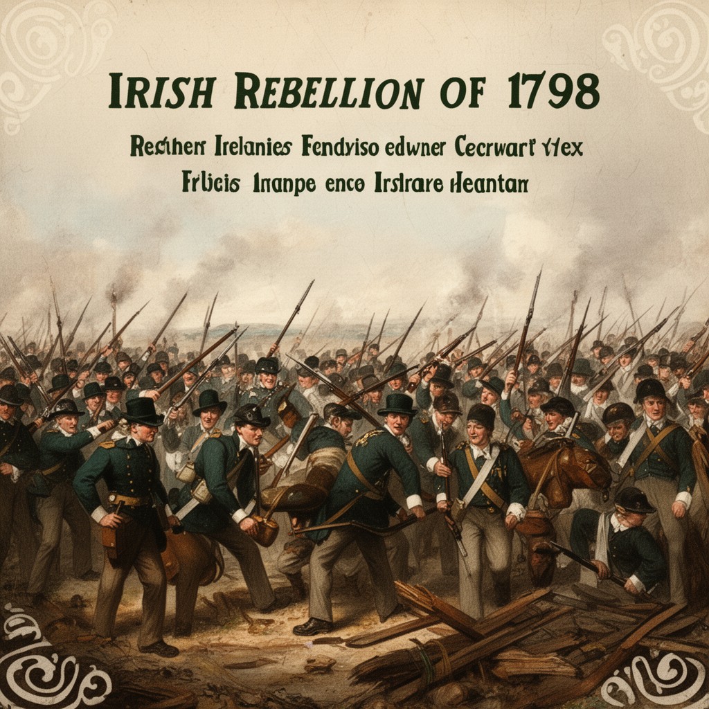 AI-generated illustration of Irish Rebellion of 1798