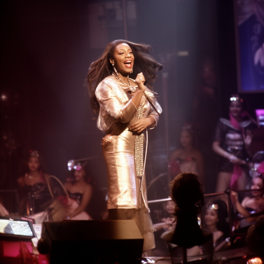 AI-generated illustration of And I Am Telling You I'm Not Going (Dreamgirls version)